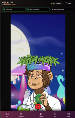 NFT Alive creator preview